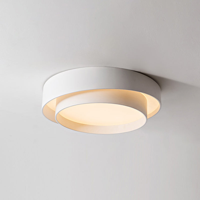 Minimalist round LED ceiling light in Nordic design