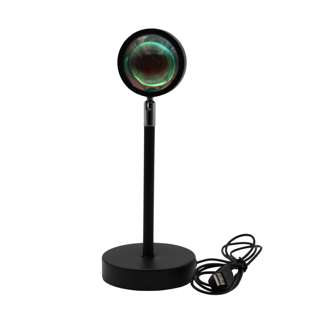 LED sunset lamp for ambient lighting effects