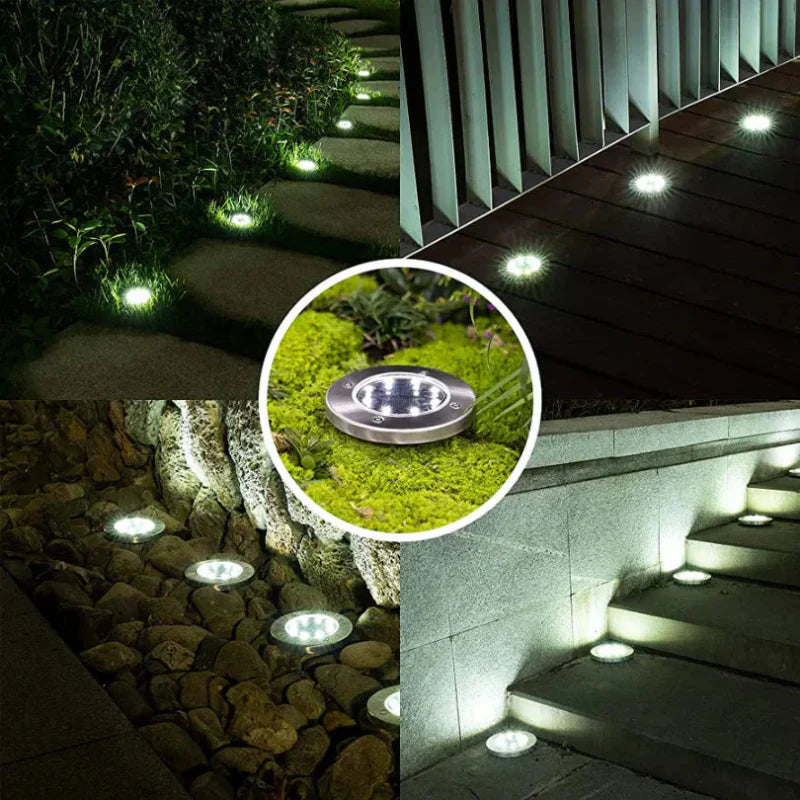 Solar-powered ground light – lighting solution for outdoor spaces