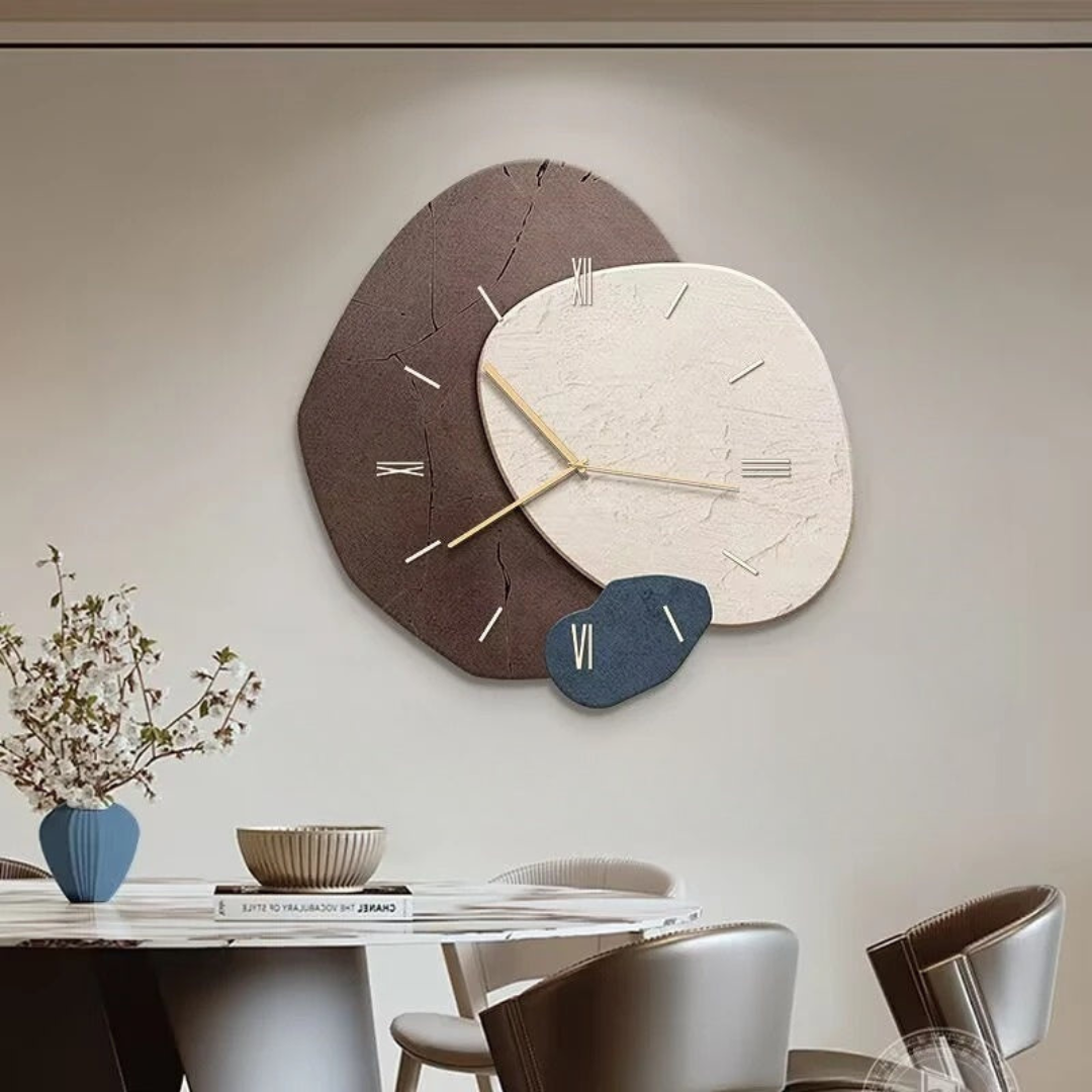 Large LED wall clock – modern accent with ambient lighting