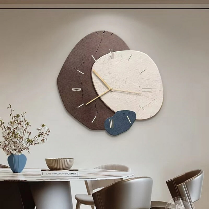 Large LED wall clock – modern accent with ambient lighting