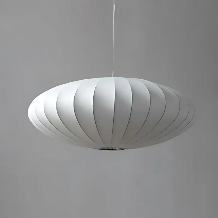 Silk Wabi-Sabi chandelier – Japandi-style pendant lamp for calm interiors