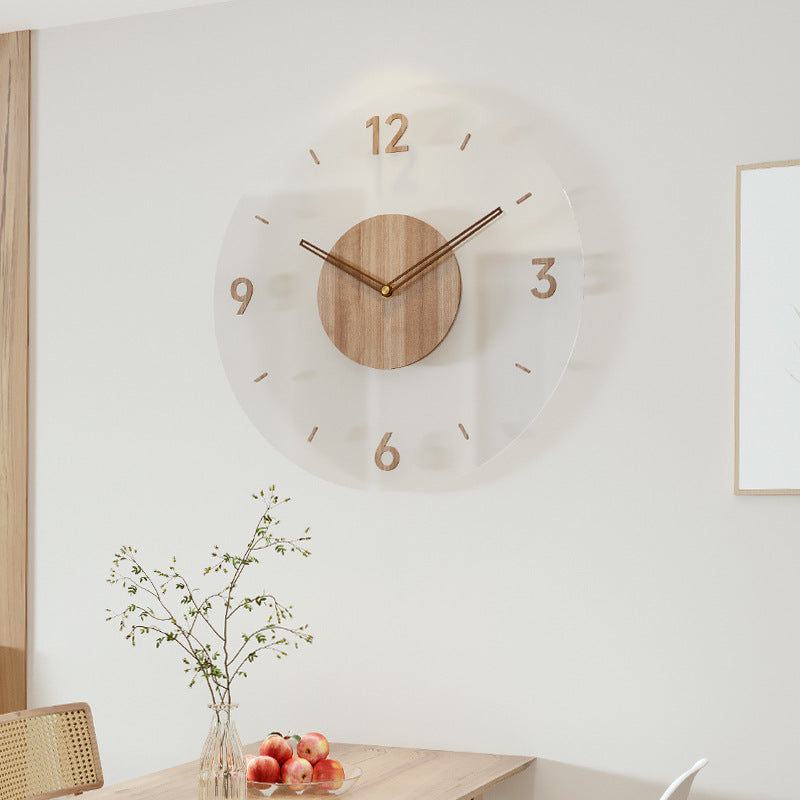 Scandinavian wall clock – wall décor in a minimal style