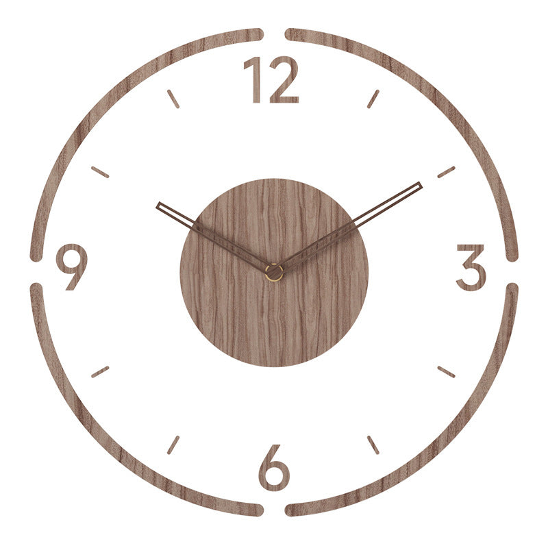 Scandinavian wall clock – wall décor in a minimal style
