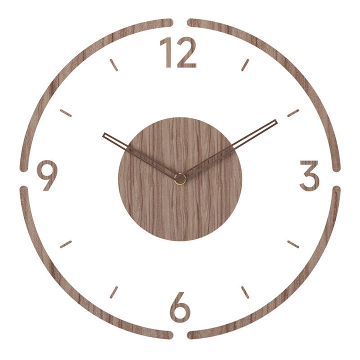 Scandinavian wall clock – wall décor in a minimal style