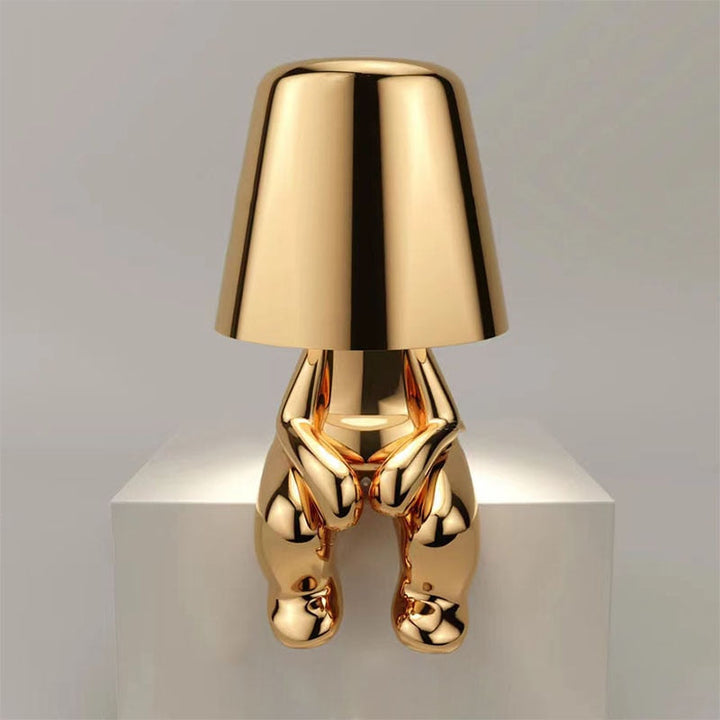 Rechargeable LED table lamp with touch control and modern design