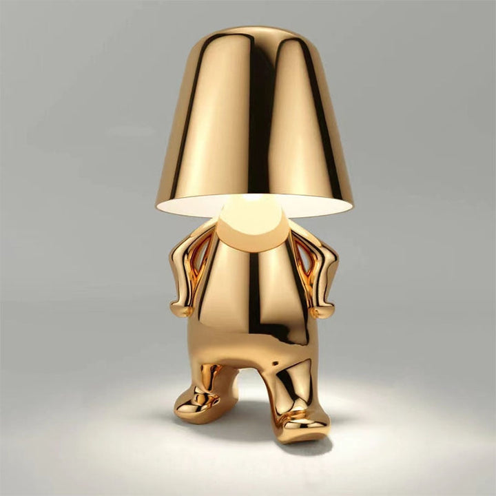 Rechargeable LED table lamp with touch control and modern design