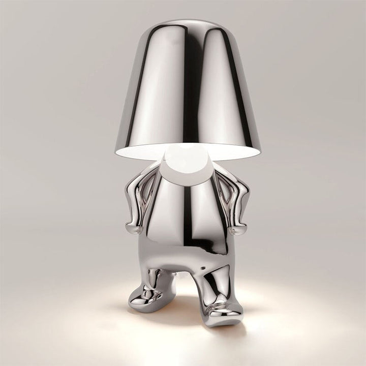 Rechargeable LED table lamp with touch control and modern design