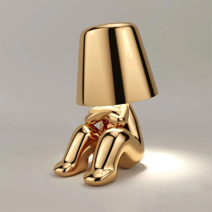 Rechargeable LED table lamp with touch control and modern design