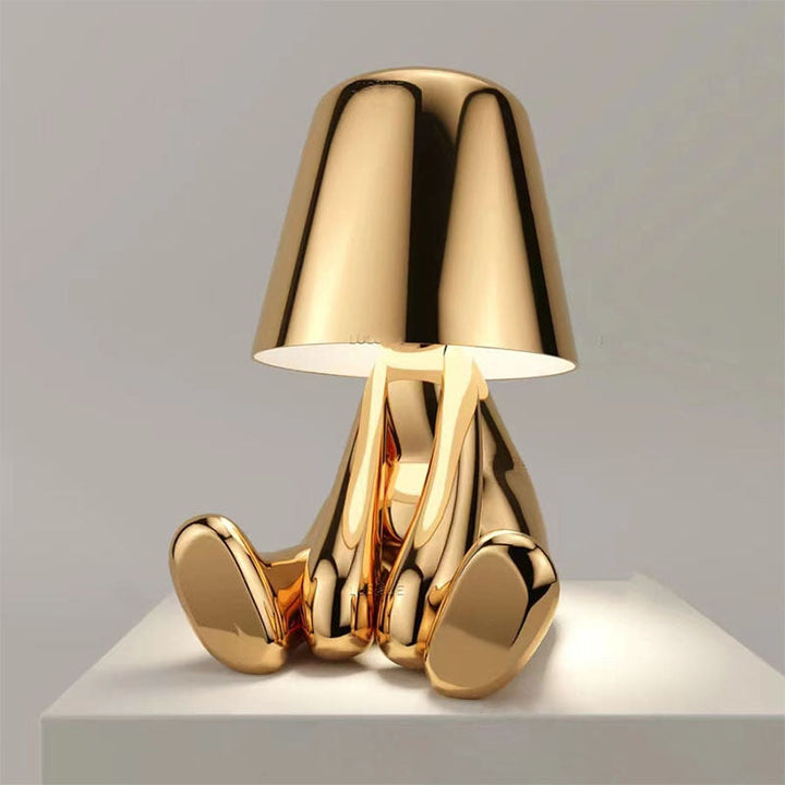 Rechargeable LED table lamp with touch control and modern design