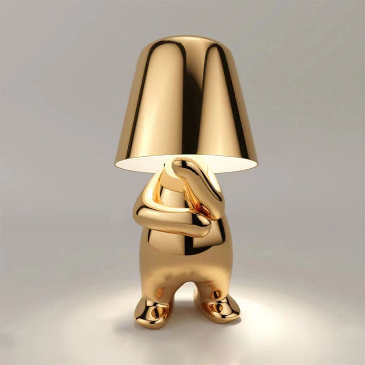 Rechargeable LED table lamp with touch control and modern design