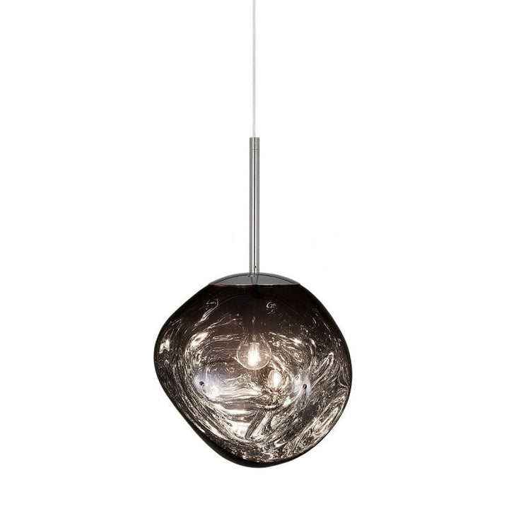 Modern reflective pendant light with melting design