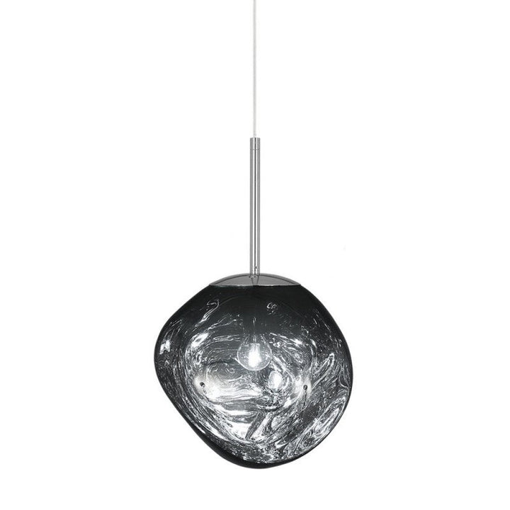 Modern reflective pendant light with melting design