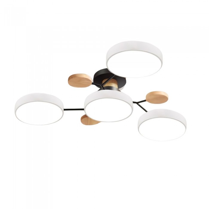 Contemporary LED ceiling light with organic branch design