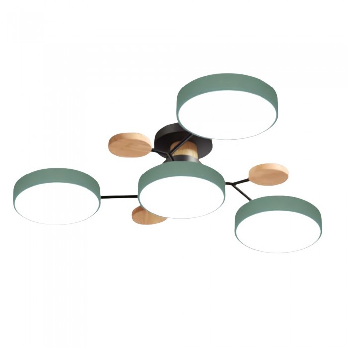 Contemporary LED ceiling light with organic branch design