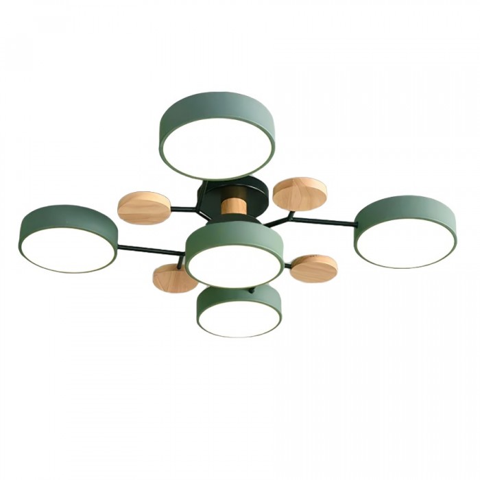 Contemporary LED ceiling light with organic branch design