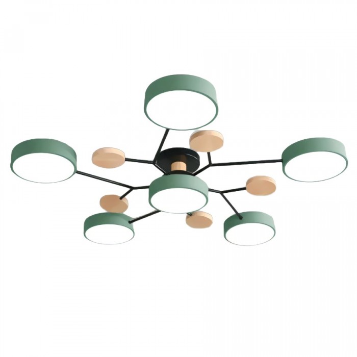 Contemporary LED ceiling light with organic branch design